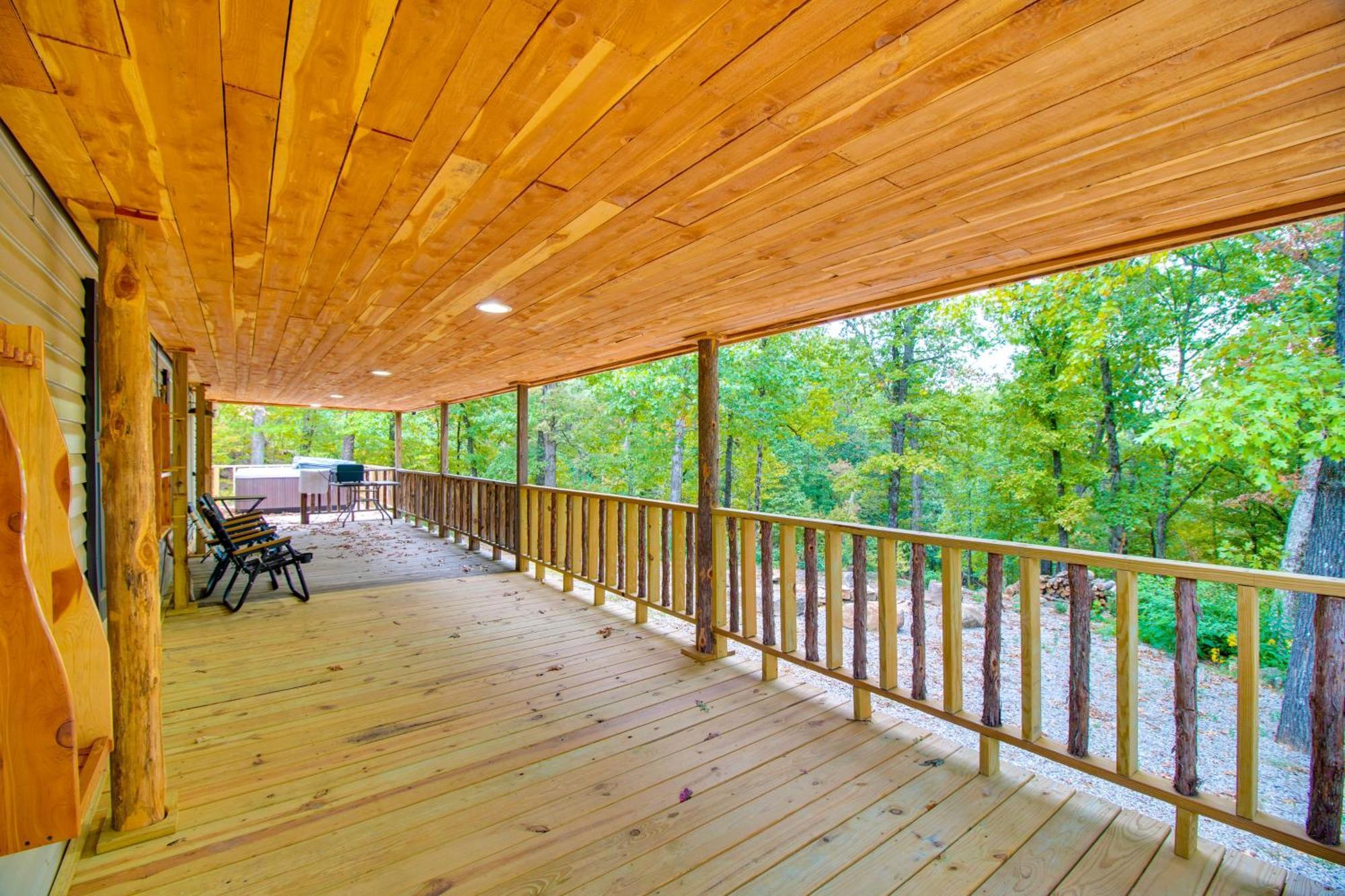 Ozark Mountain Cabin Rental On 300-Acre Ranch Eksteriør billede